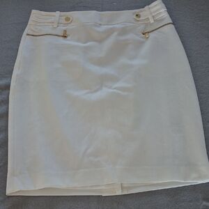 White Calvin Klein Skirt for Casual Work